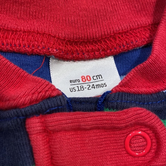 Hanna Andersson Striped PJ’s Primary Rainbow Colors - Picture 4 of 6